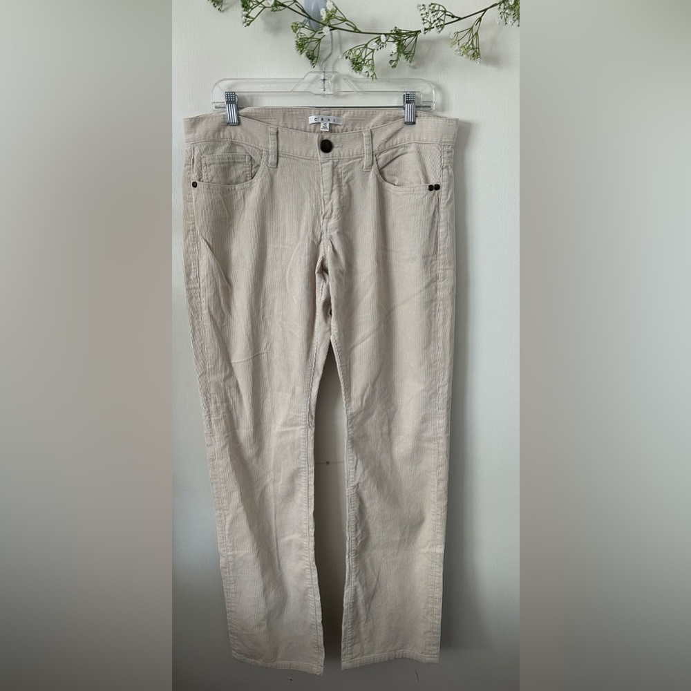 Vintage Cabi | Cream Cord Slim Bootcut